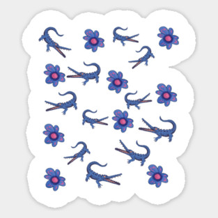 Reptile Dysfunction – Funny Lizard & Crocodile Pun Design Magnet