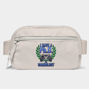 Funny PhD in Gameology – Gamer Slogan Gaming Lovers Bag
