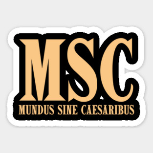 mundus-sine-caesaribus Sticker