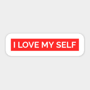 I love myself Sticker