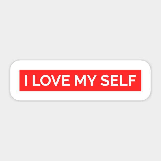 I love myself Sticker by Pixel Threads 