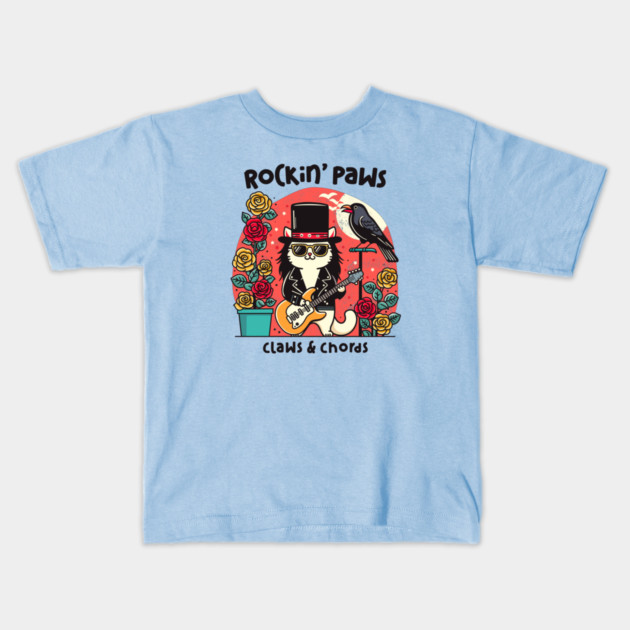 ROCKIN' PAWS Kids T-Shirt by Fabrik