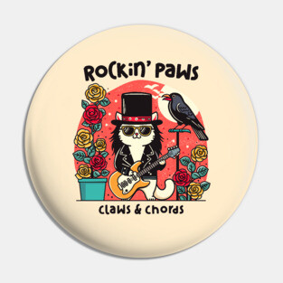 ROCKIN' PAWS Pin