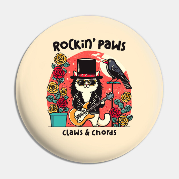 ROCKIN' PAWS Pin by Fabrik