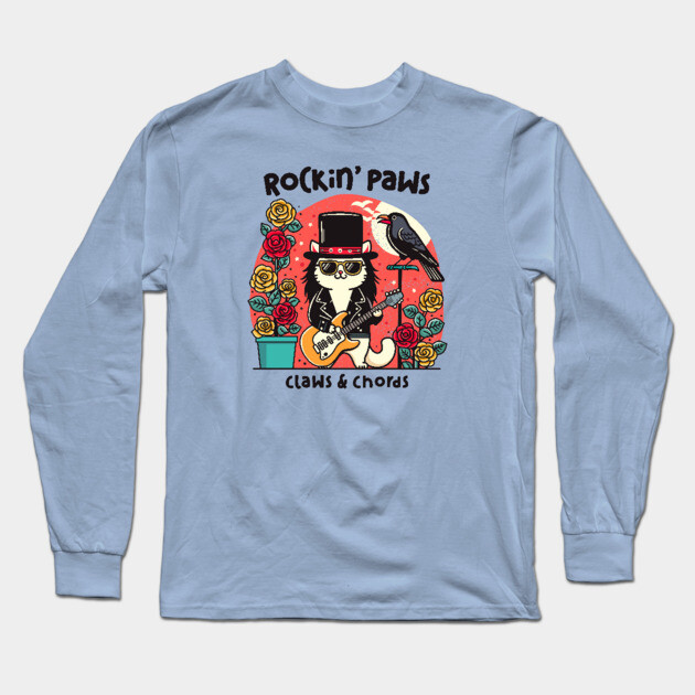 ROCKIN' PAWS Long Sleeve T-Shirt by Fabrik