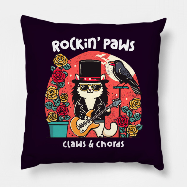 ROCKIN' PAWS Pillow by Fabrik