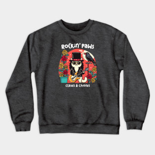 ROCKIN' PAWS Crewneck Sweatshirt