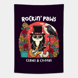 ROCKIN' PAWS Tapestry