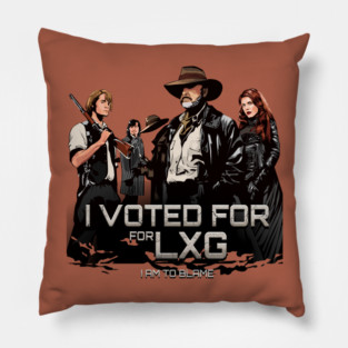 I Voted for Them Pillow