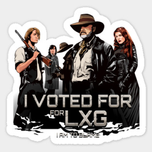 I Voted for Them Sticker