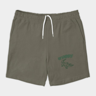 Snappy Gator – Bold Minimal Alligator Line Art Shorts
