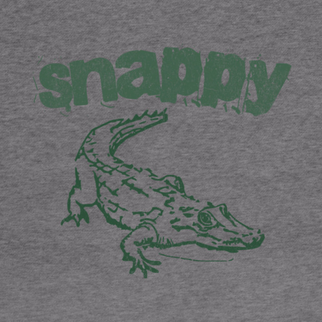 Snappy Gator – Bold Minimal Alligator Line Art by DonWillisJrArt