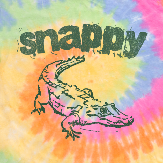 Snappy Gator – Bold Minimal Alligator Line Art by DonWillisJrArt