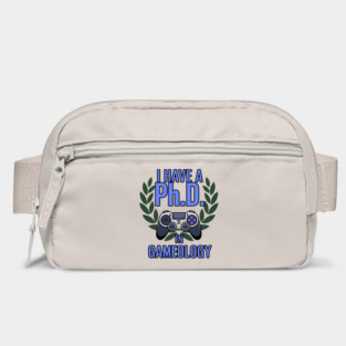I Have a Ph.D. in Gameology - Funny PhD in Gameology – Gamer Slogan Design for Gaming Lovers Bag