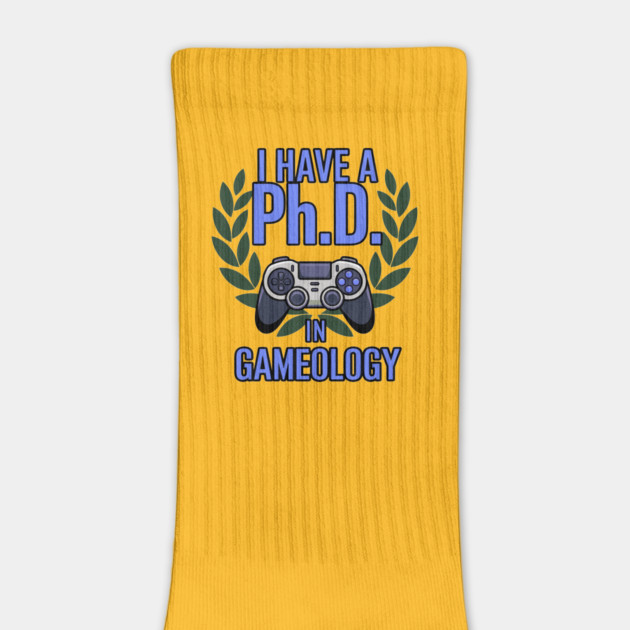 I Have a Ph.D. in Gameology - Funny PhD in Gameology – Gamer Slogan Design for Gaming Lovers by ArtistTee ⭐⭐⭐⭐⭐