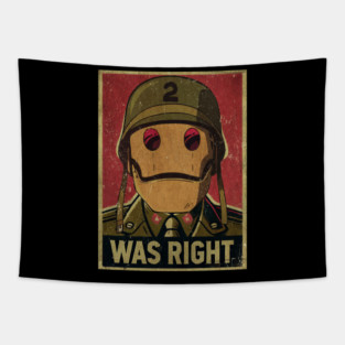 Gi Robot Was Right Fresh Design Tapestry