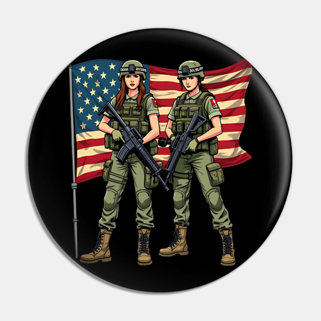 United States Army Women Pin by animegirlnft