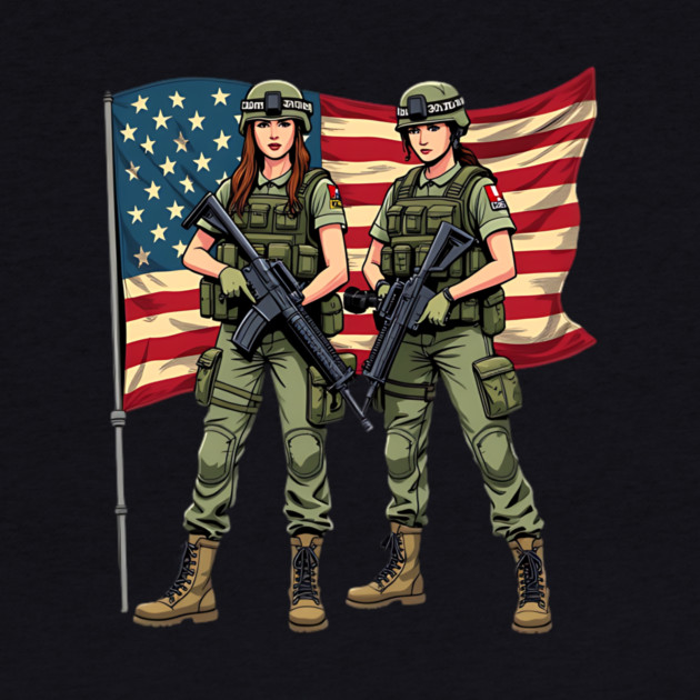 United States Army Women by animegirlnft