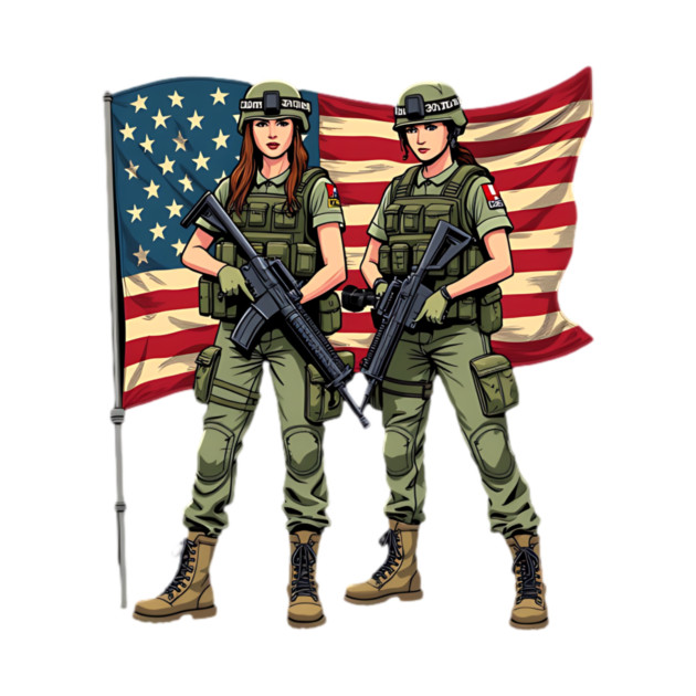 United States Army Women by animegirlnft