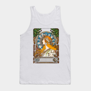 Frank McCarthy - Alphonse Mucha - Zodiaque Var.2, 1896 Tank Top