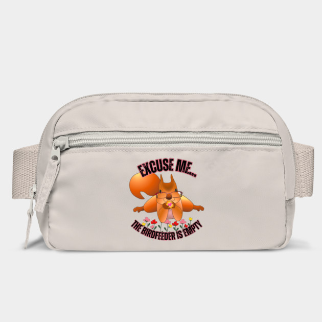Funny Squirrel T-Shirt – "Excuse Me… The Birdfeeder Is Empty" – Cute Nerdy Wildlife Tee by Tondeleya's Store