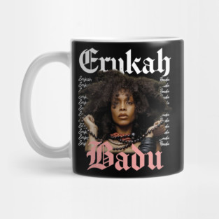Erykah Badu Retro Music Vintage Mug