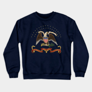American civil war Regimental flag of the 20th maine Crewneck Sweatshirt