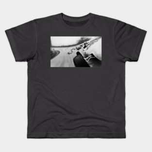FAN ART - James Garner in Grand Prix - Airbrush on board Kids T-Shirt