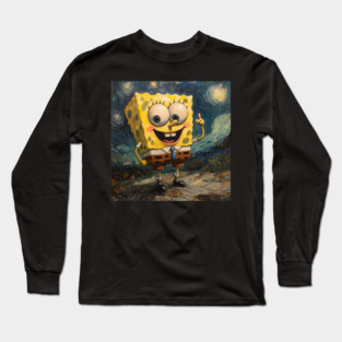 VINCENT VAN SPONGEBOB Long Sleeve T-Shirt