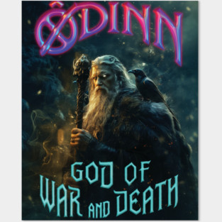 Norse God Odinn Posters and Art