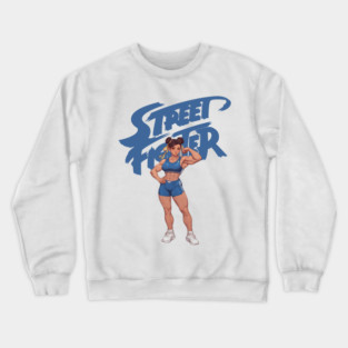 Street Fighter Chun Li GYM Training Crewneck Sweatshirt