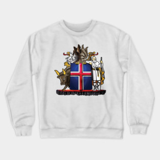 Iceland Coat of Arms Crewneck Sweatshirt