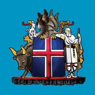 Iceland Coat of Arms T-Shirt