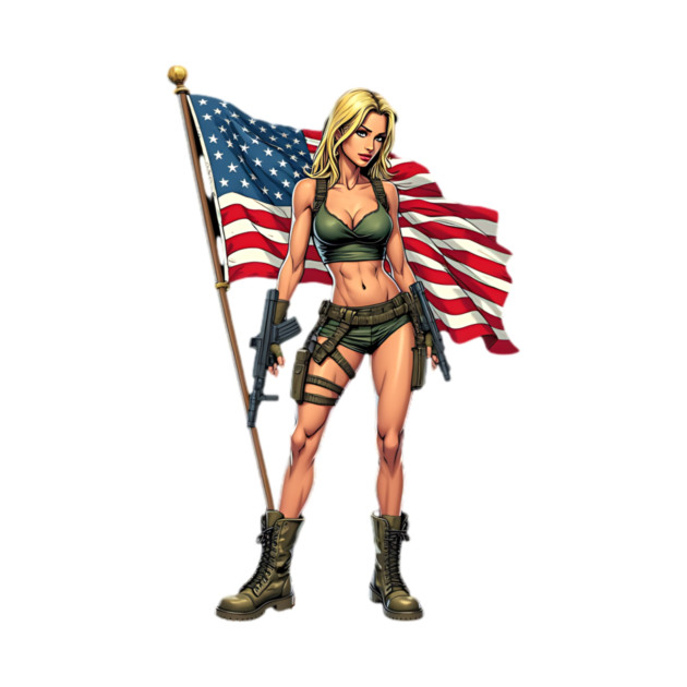 Gun Babe by animegirlnft