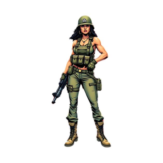 Female Soldier by animegirlnft