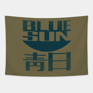 Jayne's Blue Sun T-Shirt Tapestry