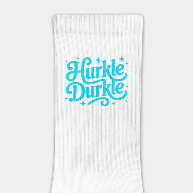 Hurkle Durkle Scottish slang to laze in your bed, vintage design by Luxinda