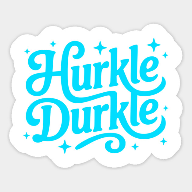 Hurkle Durkle Scottish slang to laze in your bed, vintage design Magnet by Luxinda