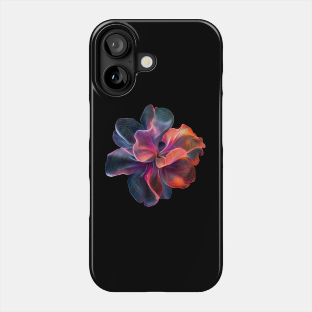 Rainbow Chrysanthemum - Colorful Elegant Flower Phone Case by TuncGK