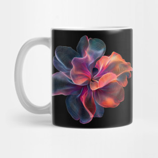 Rainbow Chrysanthemum - Colorful Elegant Flower Mug