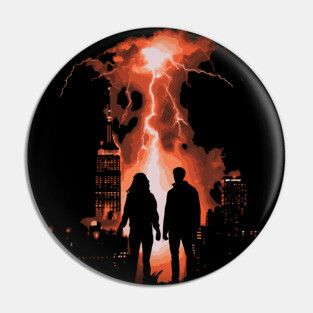 Lovers Watching the End of the World Pin