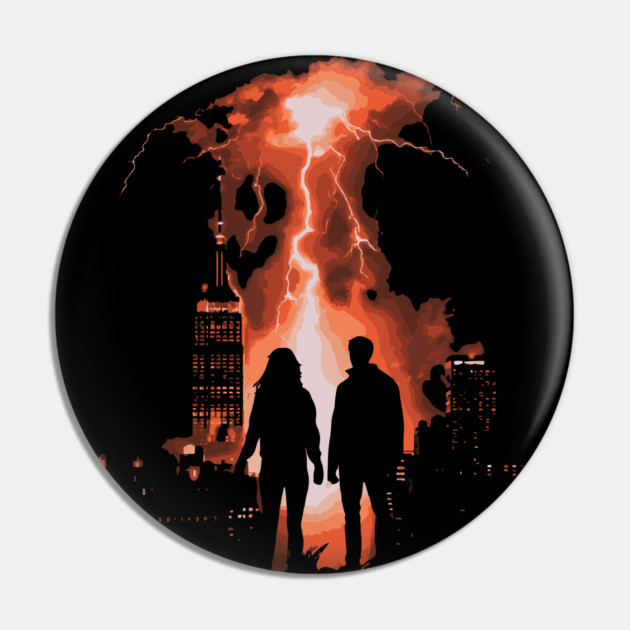 Lovers Watching the End of the World Pin by TuncGK