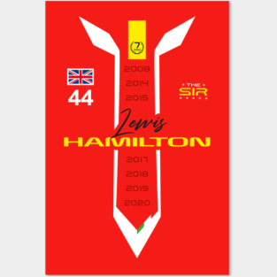 HAMILTON concepto F1 Posters and Art