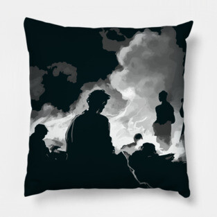 Desparate Times Require Desparate Designs Pillow