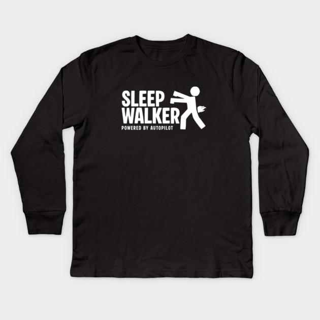 SLEEPWALKER Kids Long Sleeve T-Shirt by Fabrik