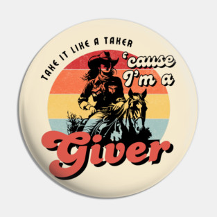 I'm a Giver Pin