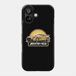 Mercedes AMG GT R Car Art Funny Gift Phone Case