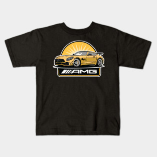 Mercedes AMG GT R Car Art Funny Gift Kids T-Shirt