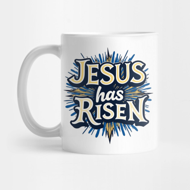 Jesus Has Risen: Bold Text with Vibrant Color Highlights by Rox