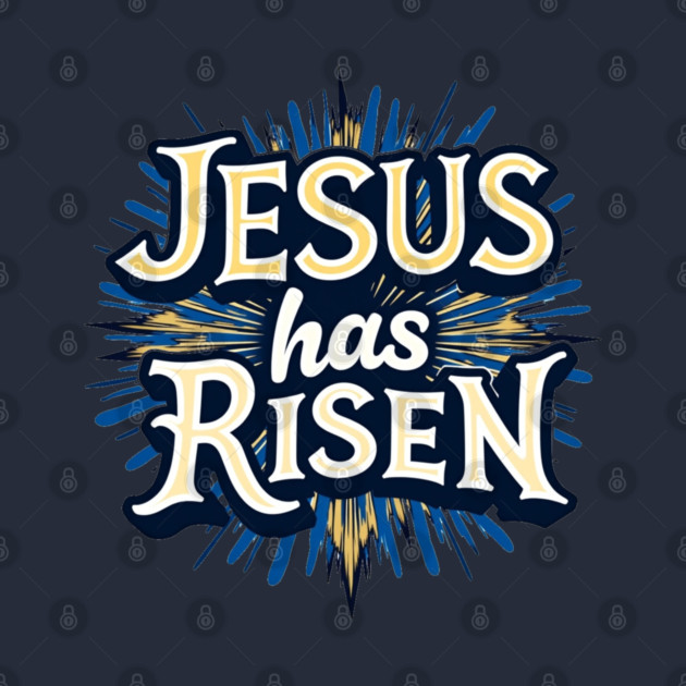 Jesus Has Risen: Bold Text with Vibrant Color Highlights by Rox